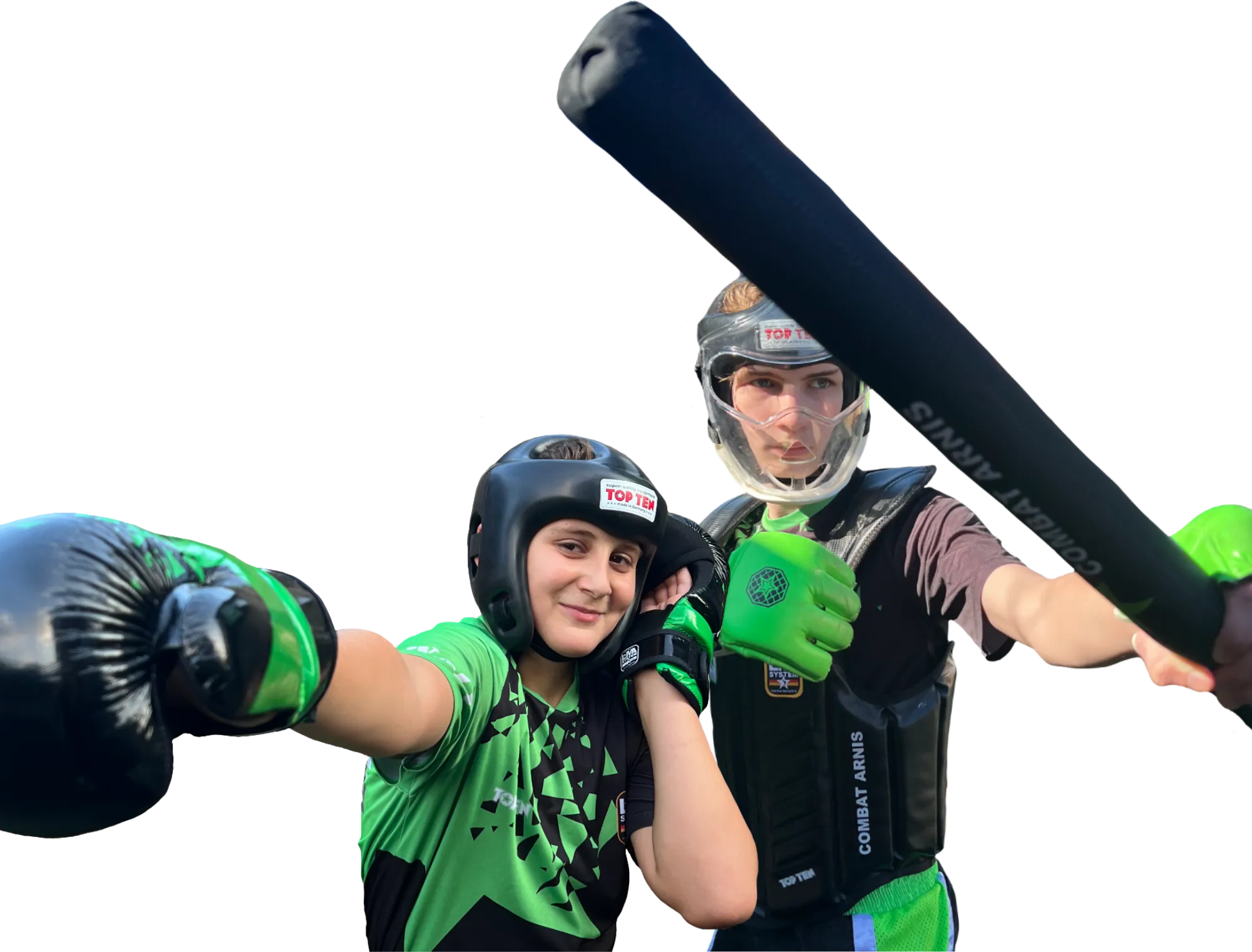 Kickboxen und Combat Arnis