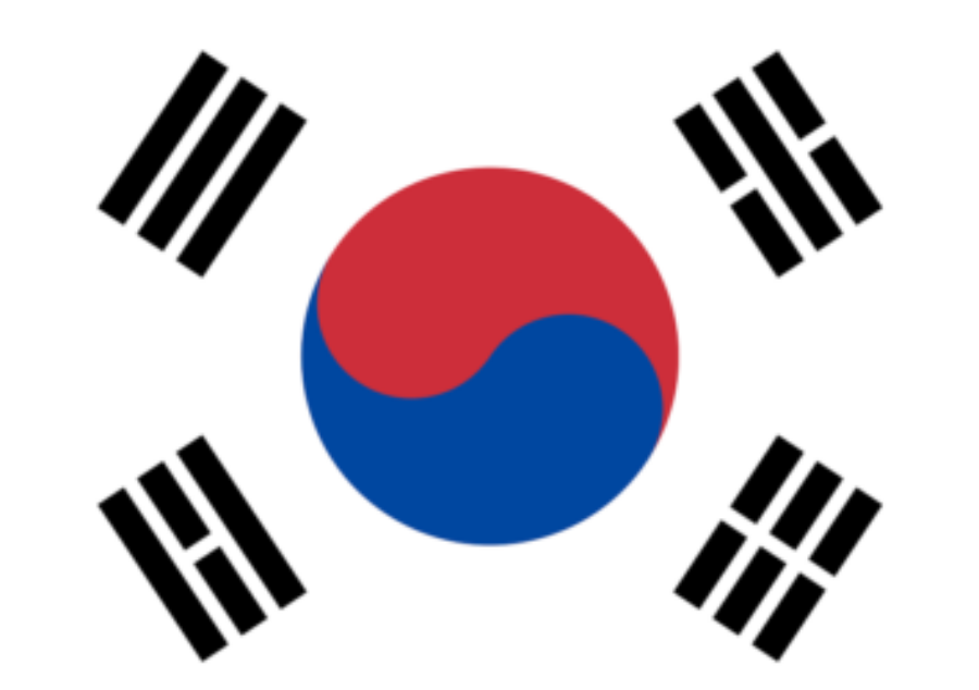 Flagge von Korea
